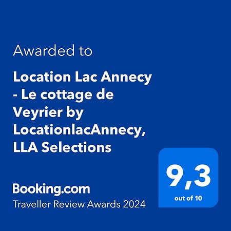 Le Cottage De Veyrier, Tres Jolie Vue Lac - Lla Selections By Location Lac Annecy Luaran gambar